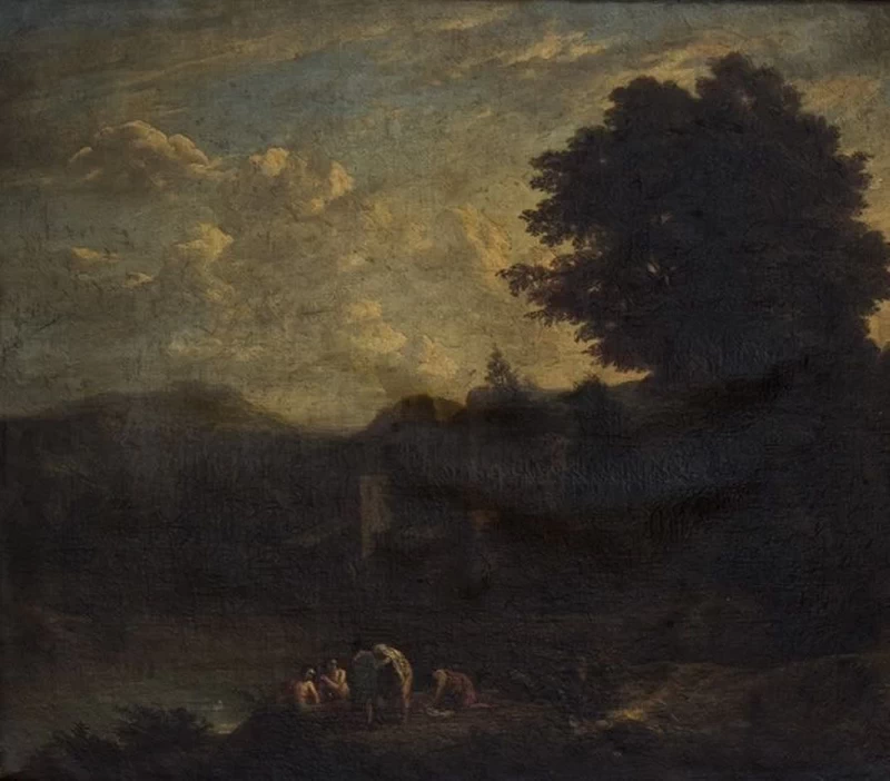 Paesaggio con lago - Bavarian State Painting Collection